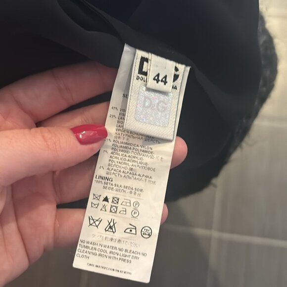 Dolce & Gabbana Authentic Wool Jacket Lace Dress Set - Picture 15 of 15